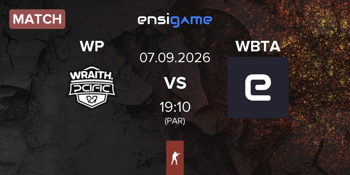 Partida WRAITH PCIFIC WP vs WBT Academy WBTA | 07.09