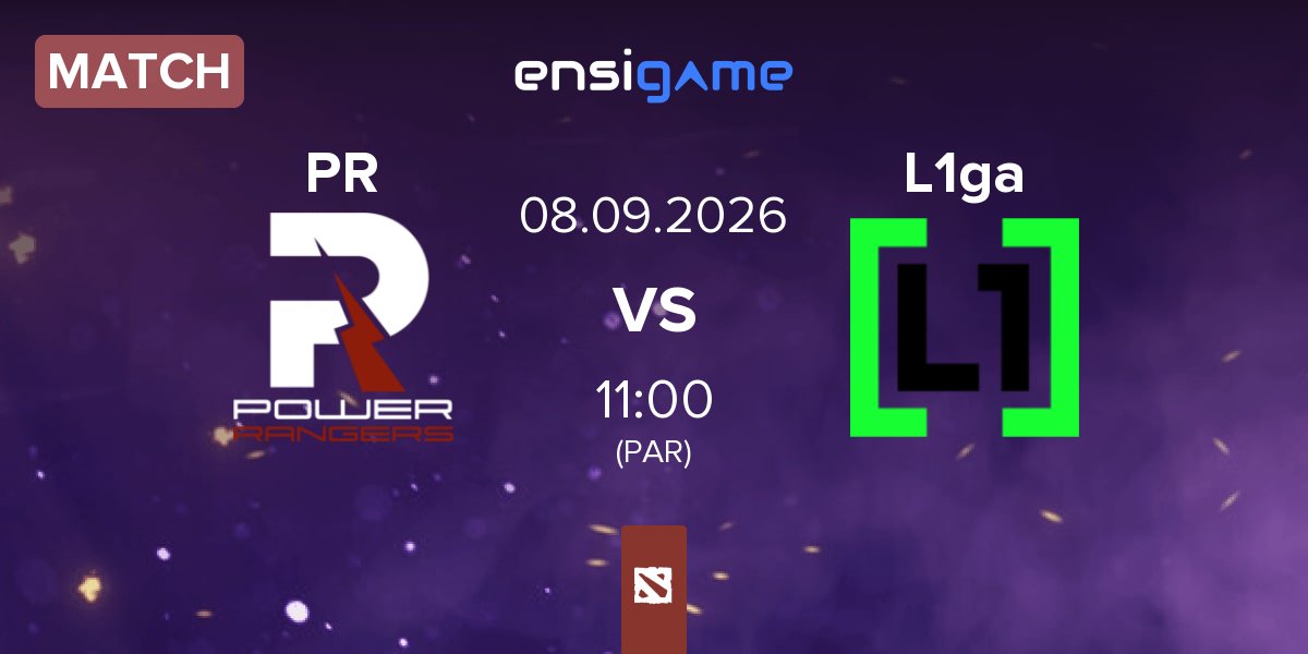 Match Power Rangers PR vs L1ga Team L1ga | 08.09
