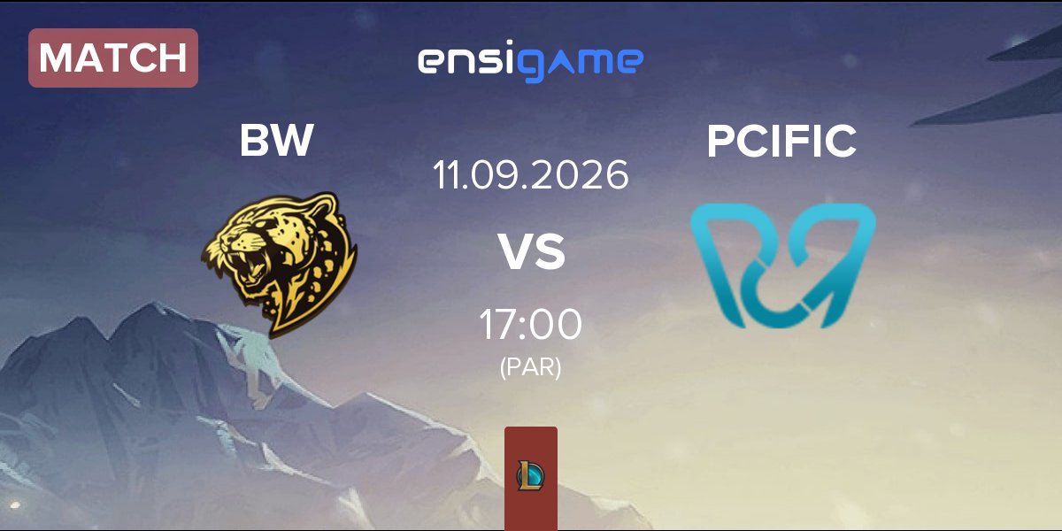 Match Bushido Wildcats BW vs PCIFIC Esports PCIFIC | 11.09