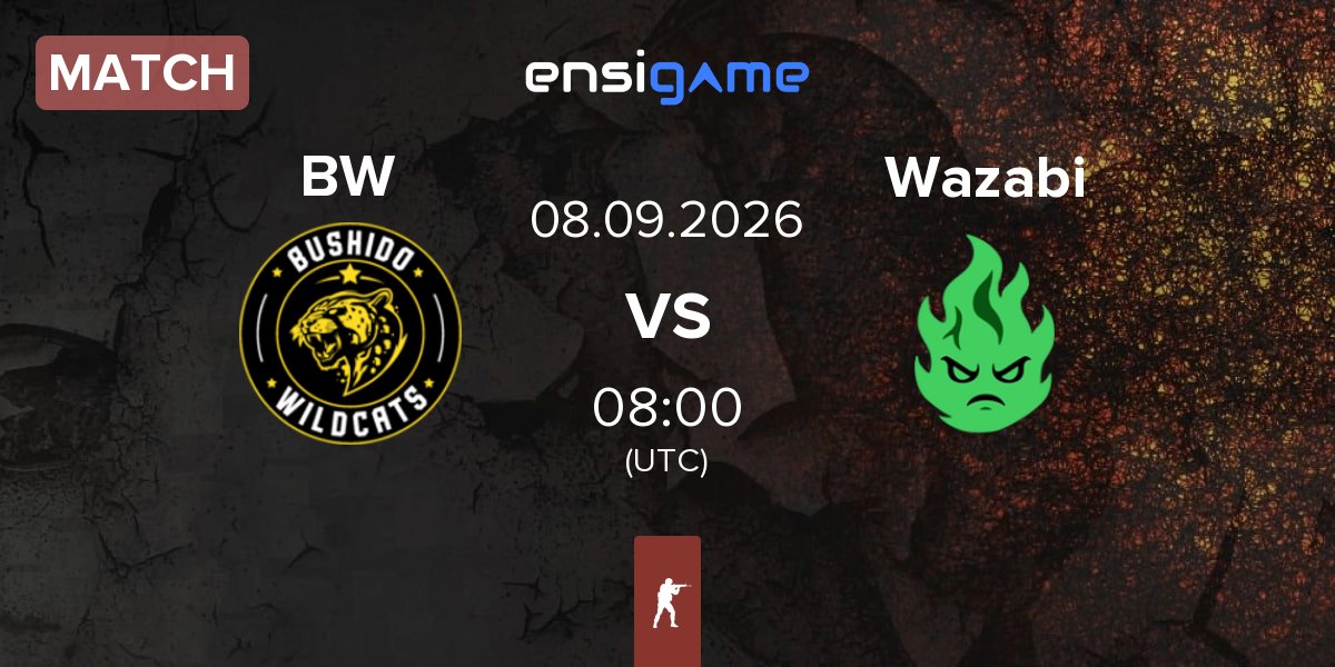 Match Bushido Wildcats BW vs Wazabi | 08.09