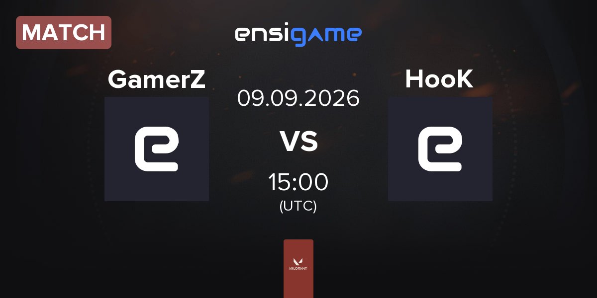 Match GamerZ Esports GamerZ vs HooK Esport HooK | 09.09