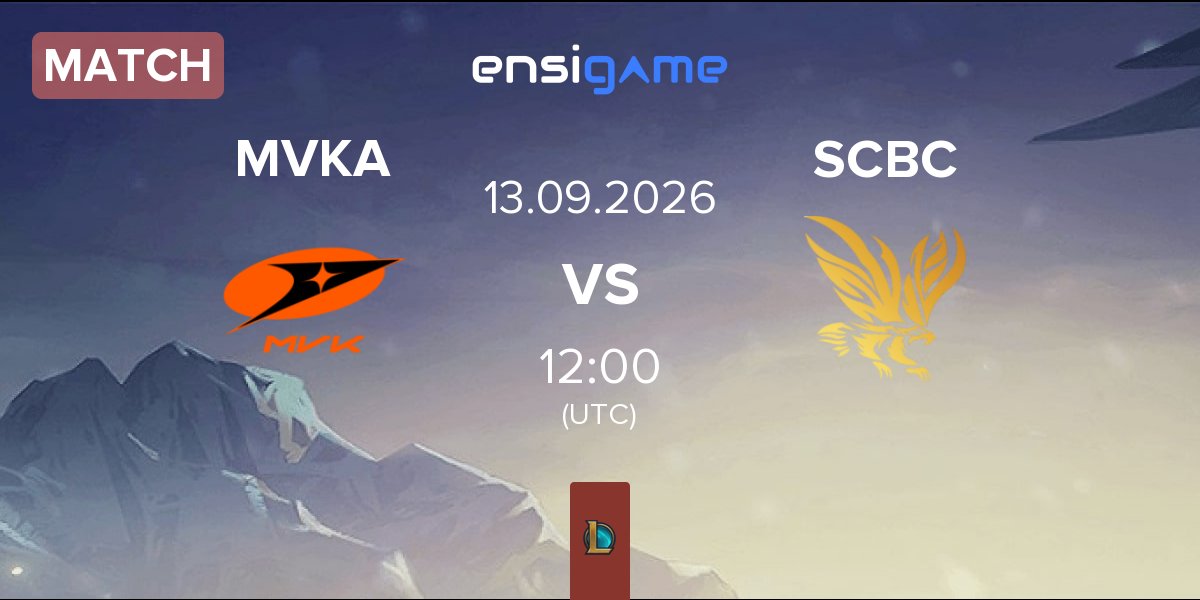 Partida MVK Esports Academy MVKA vs SN CyberCore Esports SCBC | 13.09