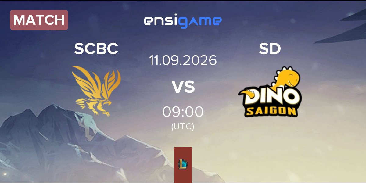 Partida SN CyberCore Esports SCBC vs Saigon Dino SD | 11.09