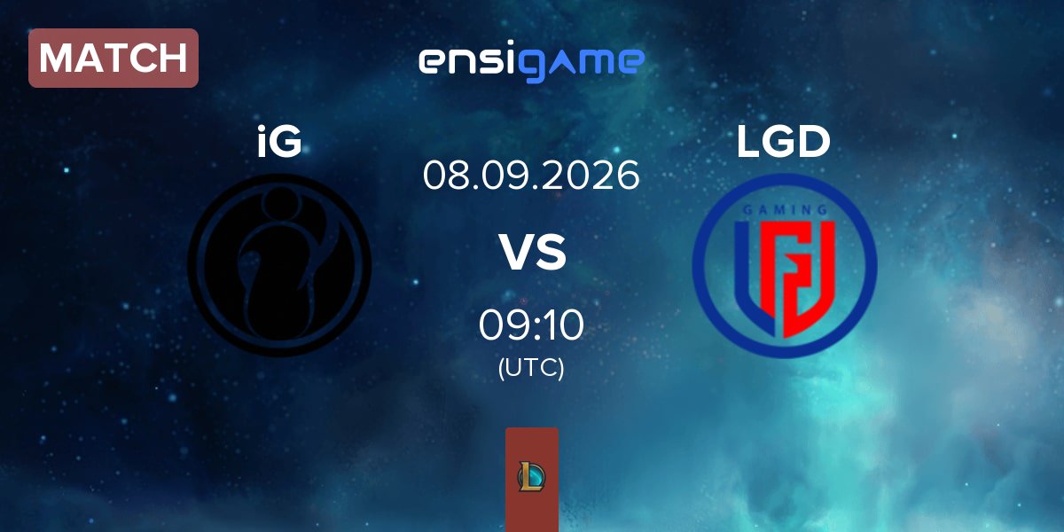 Partida Invictus Gaming iG vs LGD Gaming LGD | 08.09