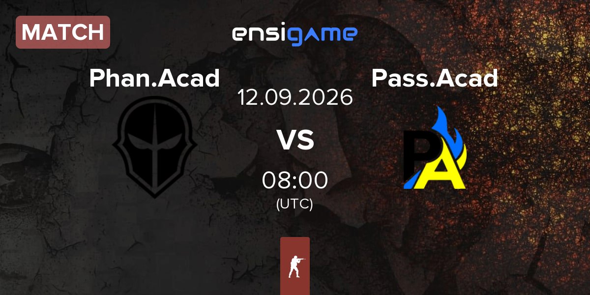 Match Phantom Academy Phan.Acad vs Passion Academy Pass.Acad | 12.09