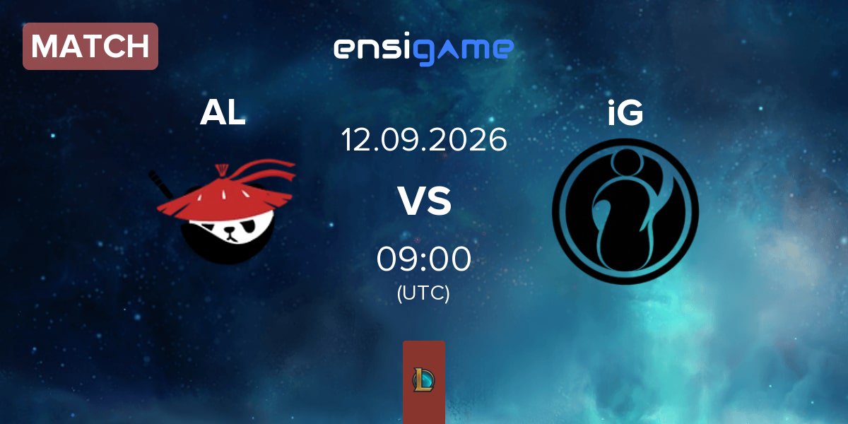 Partida Anyone's Legend AL vs Invictus Gaming iG | 12.09