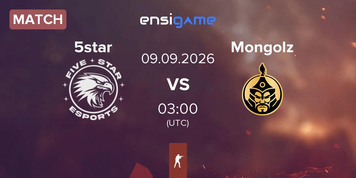 Partida 5star eSports 5star vs The Mongolz Mongolz | 09.09