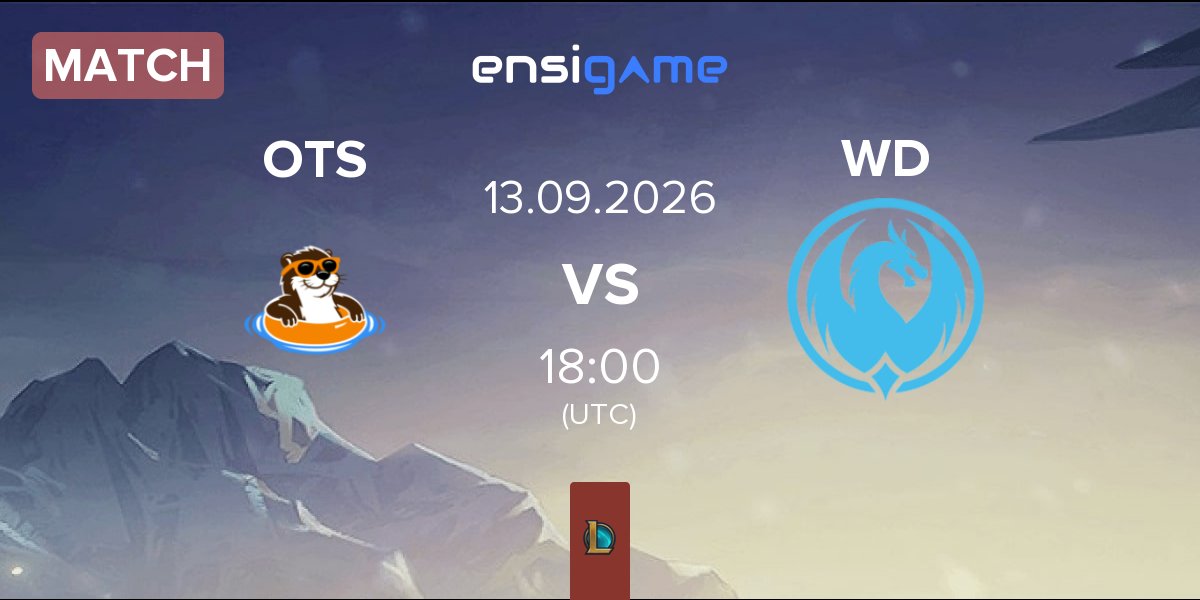 Match The Otter Side OTS vs White Dragons WD | 13.09