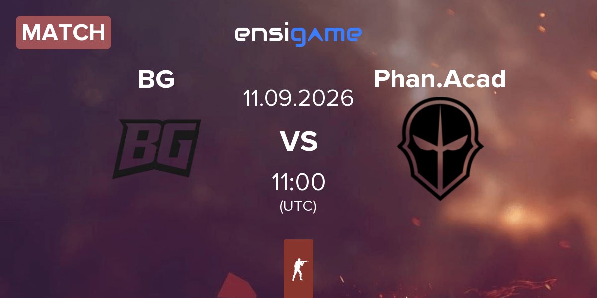 Match benched gods BG vs Phantom Academy Phan.Acad | 11.09