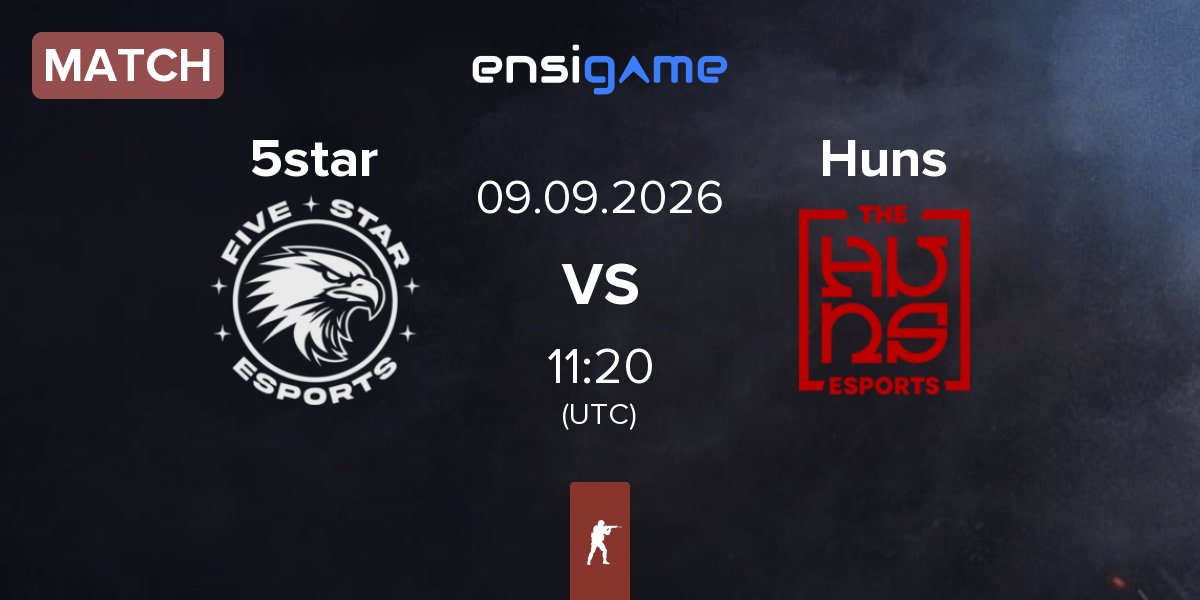 Partida 5star eSports 5star vs The Huns Huns | 09.09