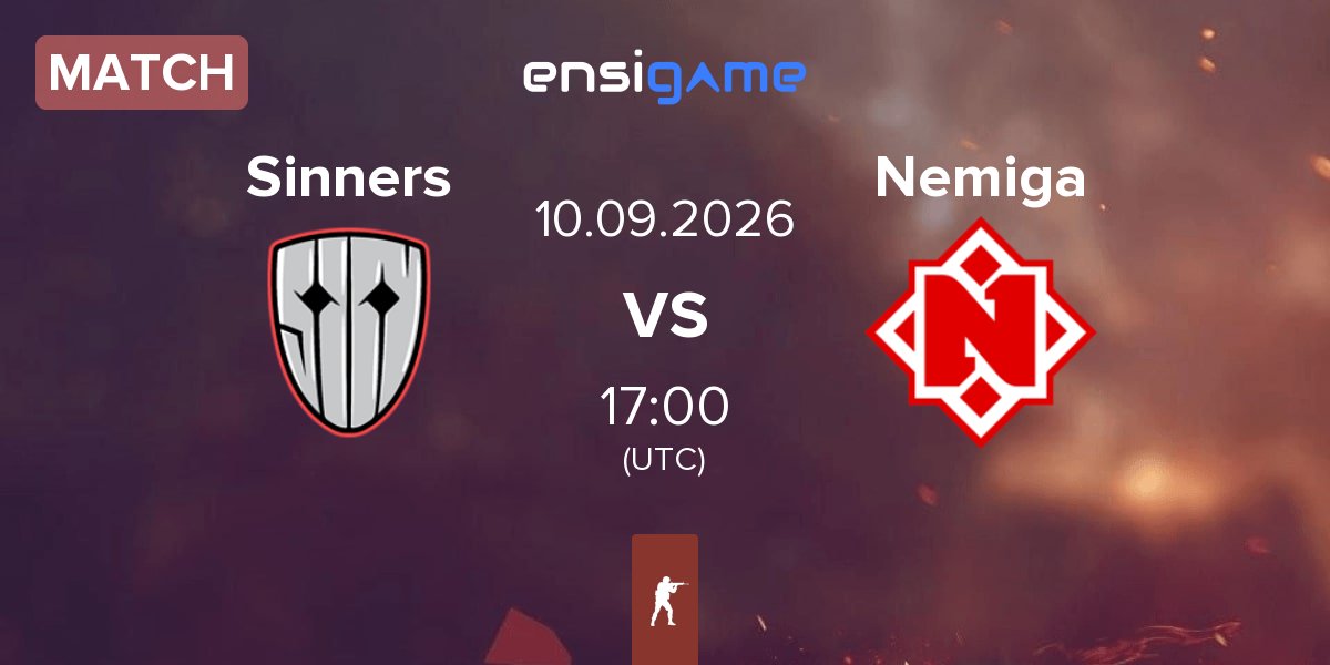 Match Sinners Esports Sinners vs Nemiga Gaming Nemiga | 10.09
