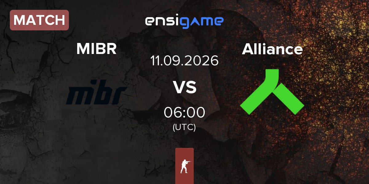 Partida Made in Brazil MIBR vs Alliance | 11.09