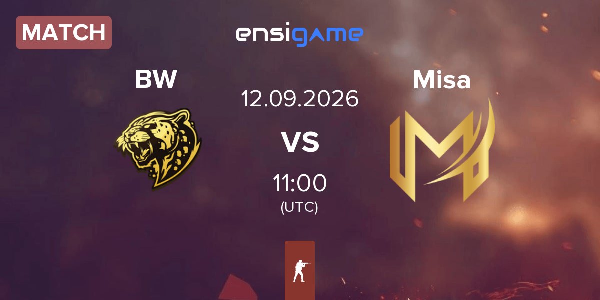Partida Bushido Wildcats BW vs Misa Esports Misa | 12.09