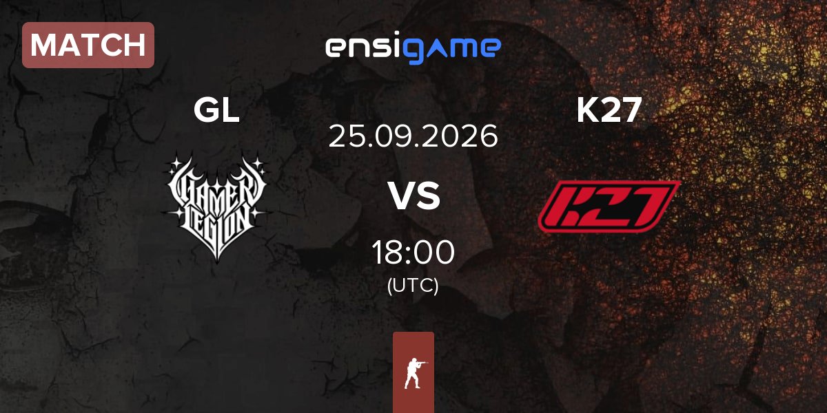 Partida GamerLegion GL vs K27 | 25.09