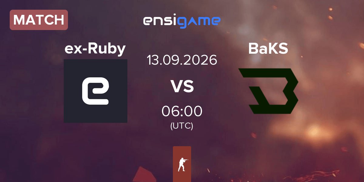Match ex-RUBY ex-Ruby vs BakS eSports BaKS | 13.09