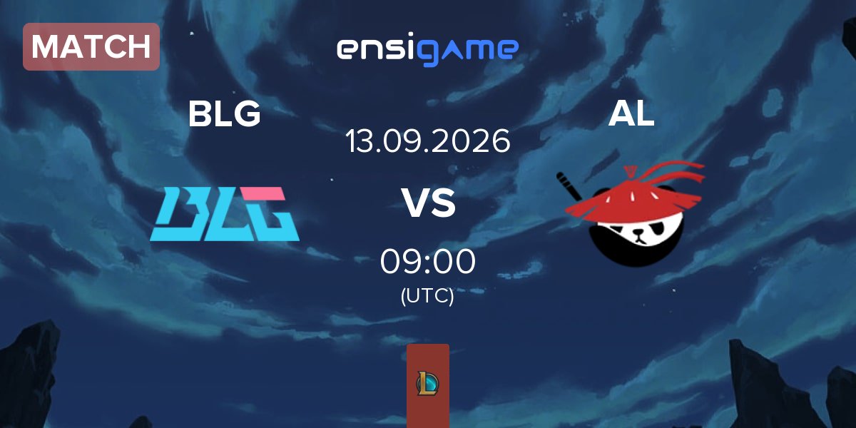 Partida Bilibili Gaming BLG vs Anyone's Legend AL | 13.09
