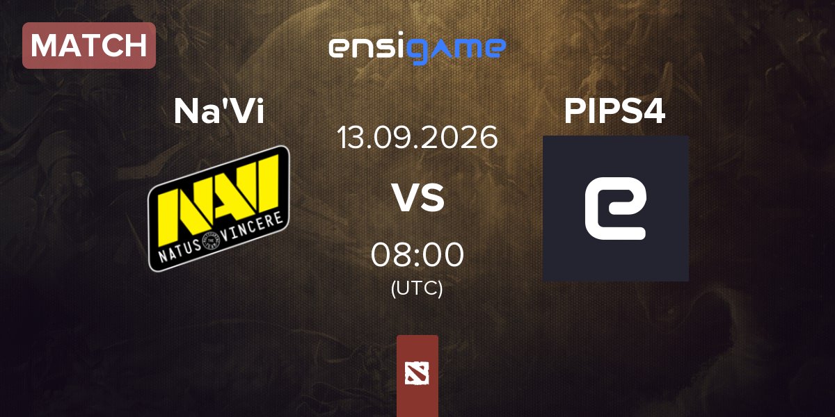 Partida Natus Vincere Na'Vi vs Pipsqueak+4 PIPS4 | 13.09