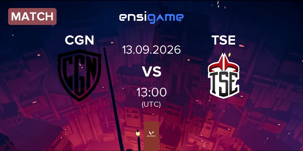 Match CGN Esports CGN vs Twisted Saints Esports TSE | 13.09
