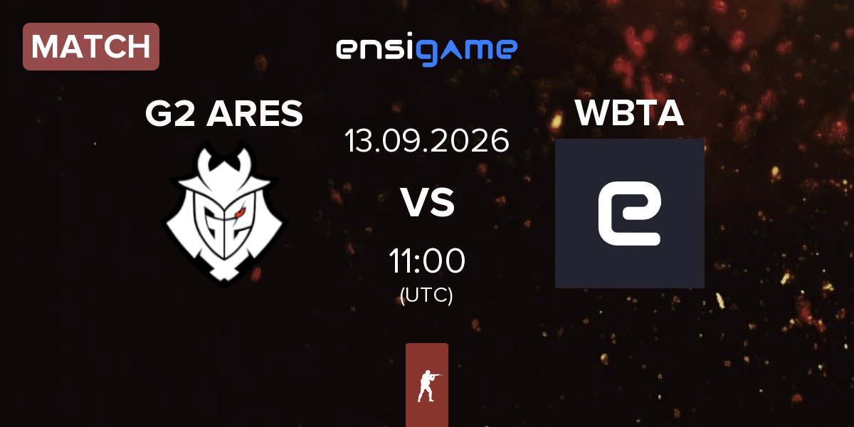Match G2 Ares G2 ARES vs WBT Academy WBTA | 13.09