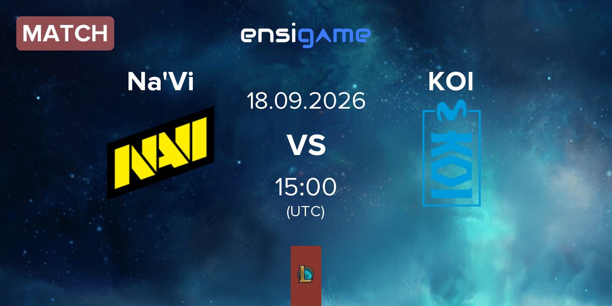 Match Natus Vincere Na'Vi vs Movistar KOI KOI | 18.09