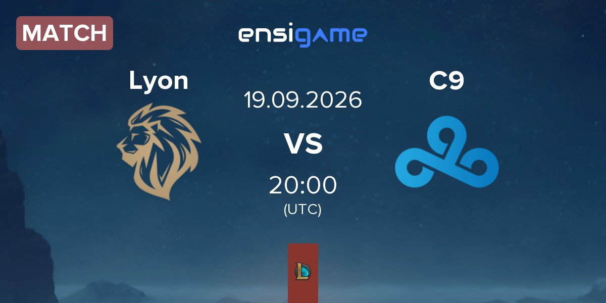 Partida Lyon Gaming Lyon vs Cloud9 C9 | 19.09