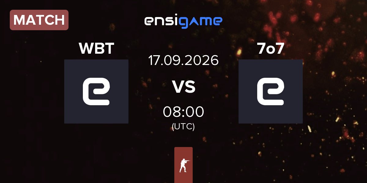 Match WBT vs 7o7 | 17.09