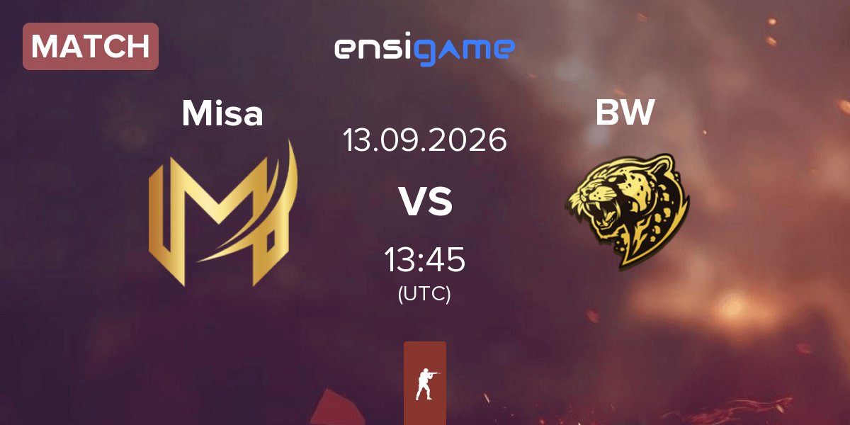 Partida Misa Esports Misa vs Bushido Wildcats BW | 13.09