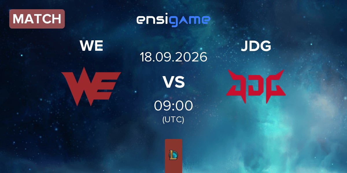 Partida Team WE WE vs JD Gaming JDG | 18.09