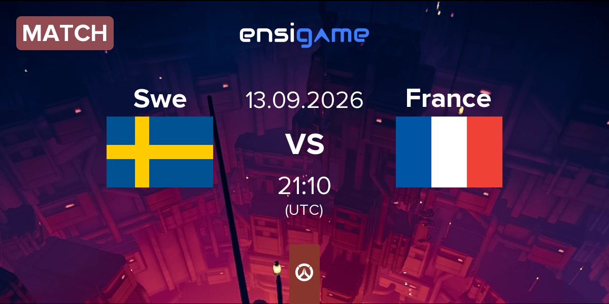 Match Sweden Swe vs France | 13.09
