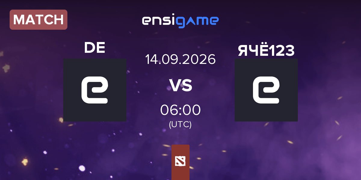 Match Direborn Esports DE vs ЯЧЁ123 | 14.09