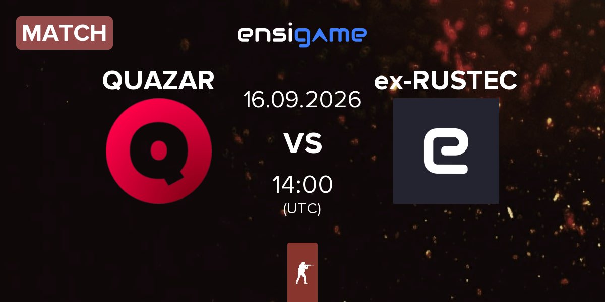 Partida Team QUAZAR QUAZAR vs ex-RUSTEC | 16.09