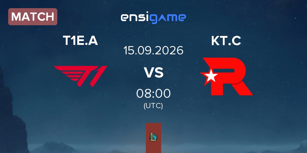 Match T1 Esports Academy T1E.A vs KT Rolster Challengers KT.C | 15.09