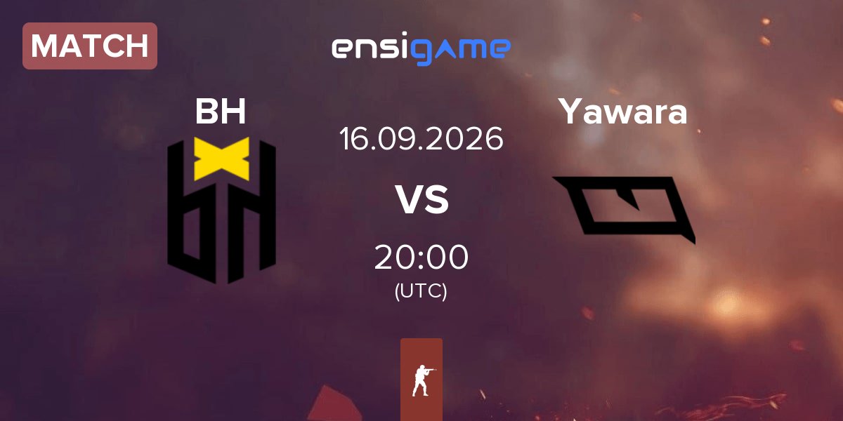 Partida Bounty Hunters BH vs Yawara Esports Yawara | 16.09