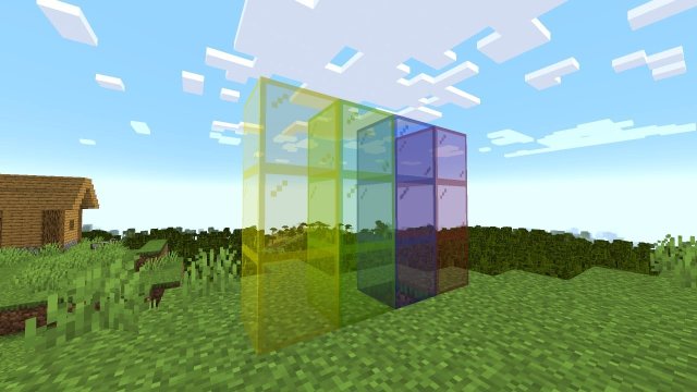 Minecraft - creating the best stained glass - Ensigame