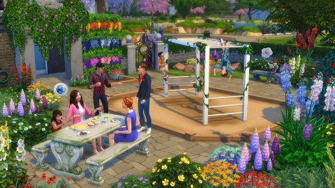 The Sims 4 is giving away the Romantic Garden Stuff pack for free