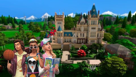 The first screenshots of the DLC for The Sims 4 dedicated to castles