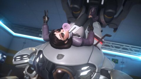 Overwatch 2 revela skins Porsche para DVa e Pharah