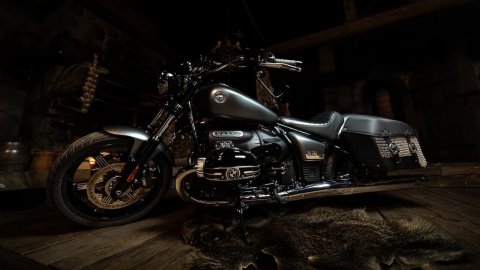 Run Roach BMW and CD Projekt RED made custom The Witcher bike