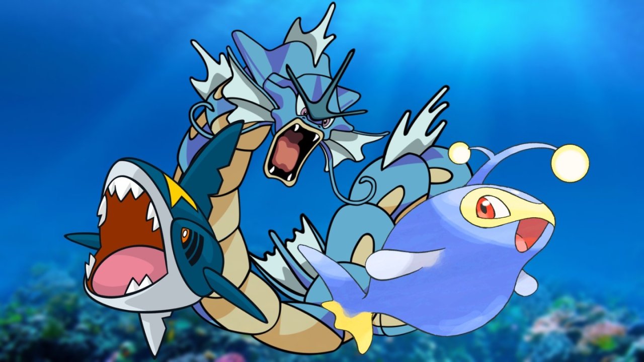 Pokémon water conquerors - the best fish - Ensigame