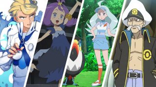 Todos os Personagens do Quarteto de Elite no Anime Pokémon