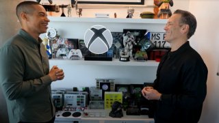Unannounced Xbox Product Spotted on Phil Spencers Shelf