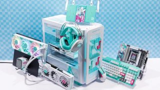 ASUS presented limited edition Miku Hatsune gaming devices