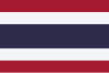 Thaïlande Icône de drapeau de pays