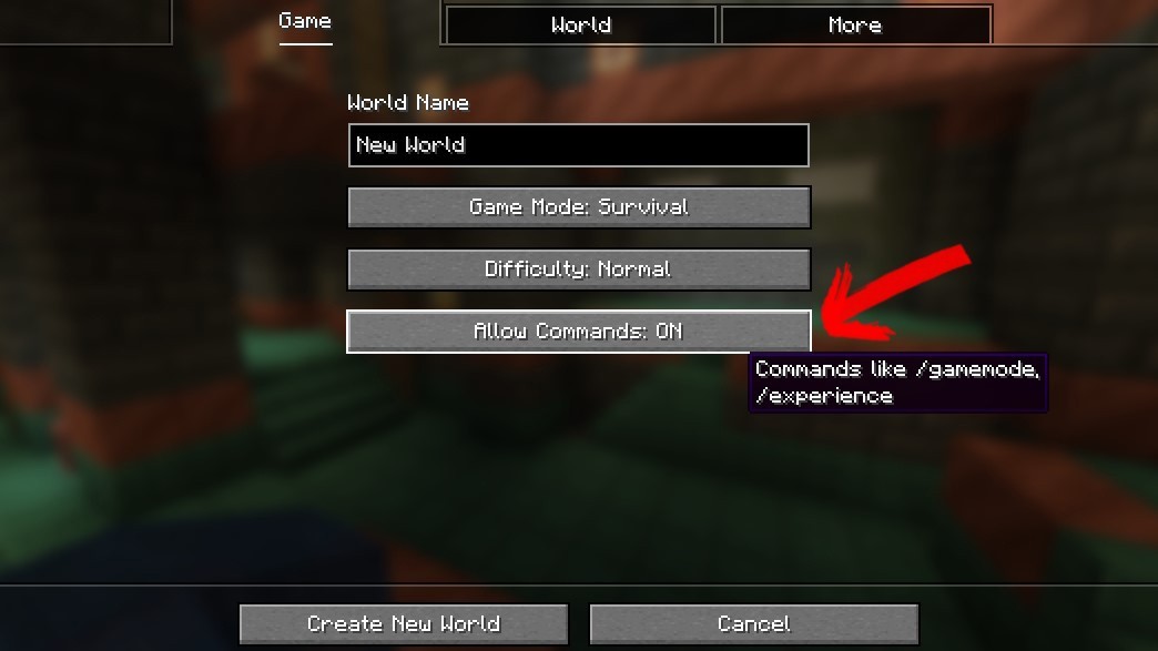 Keep Inventory Command in Minecraft Java