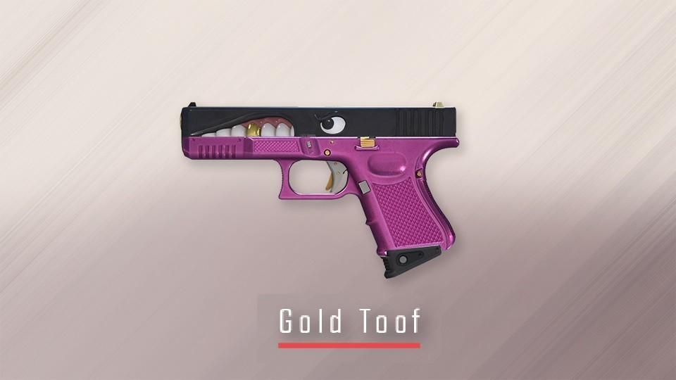 Glock18 Gold Toof