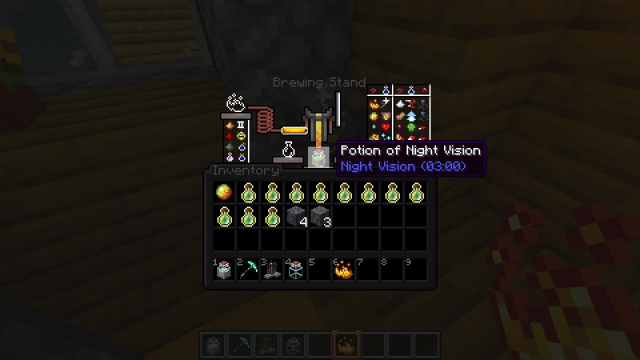 invisibility potion in minecraft