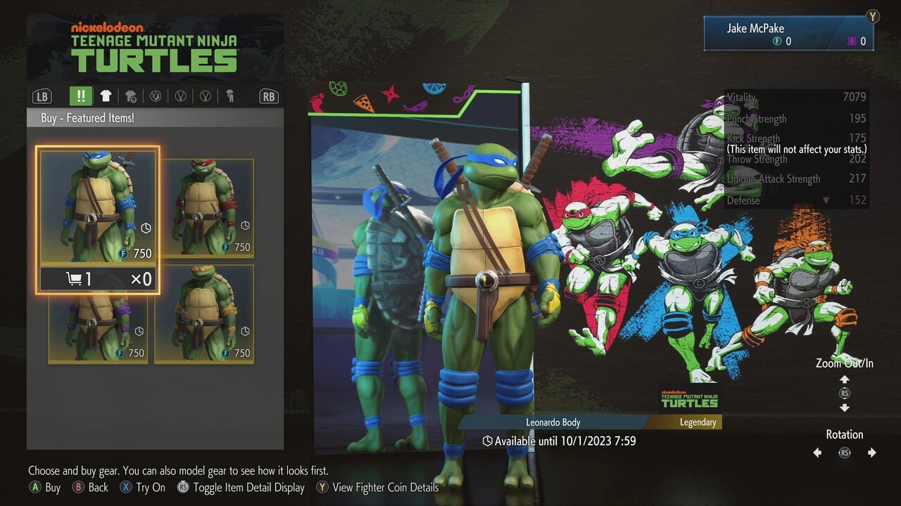 Teenage Mutant Ninja Turtles Street Fighter 6