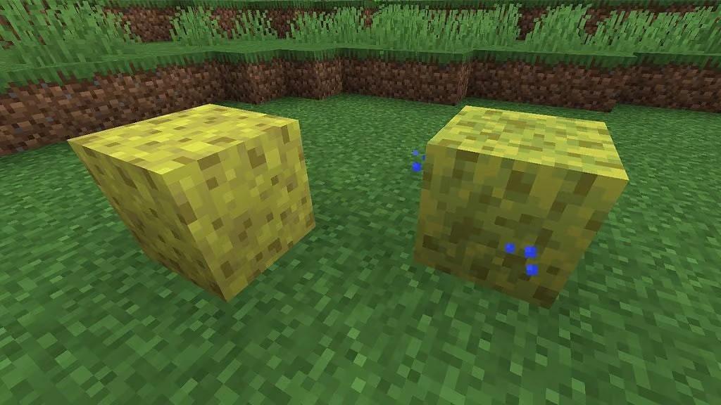 How to make a sponge in Minecraft