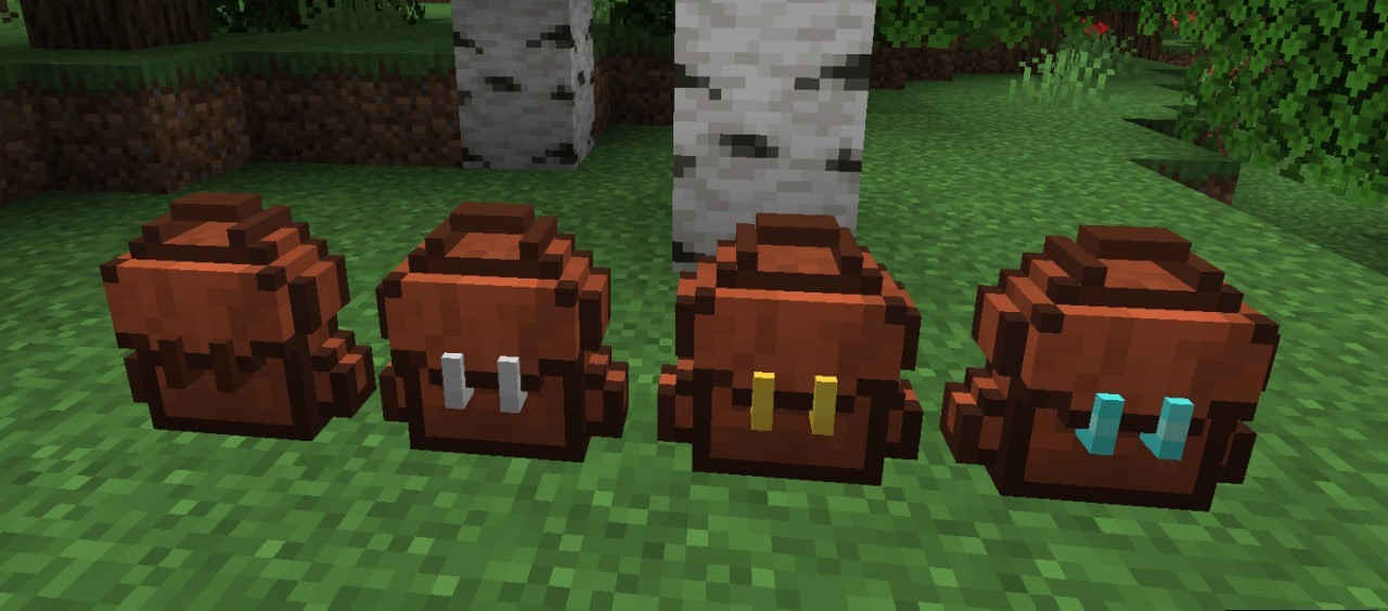 a backpack in Minecraft