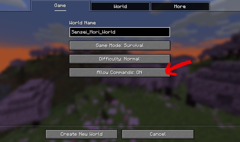 How to change the weather in minecraft